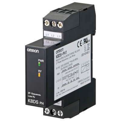K8DS-PH1 Rơ le bảo vệ 3 pha Omron 1 K8DS PH1