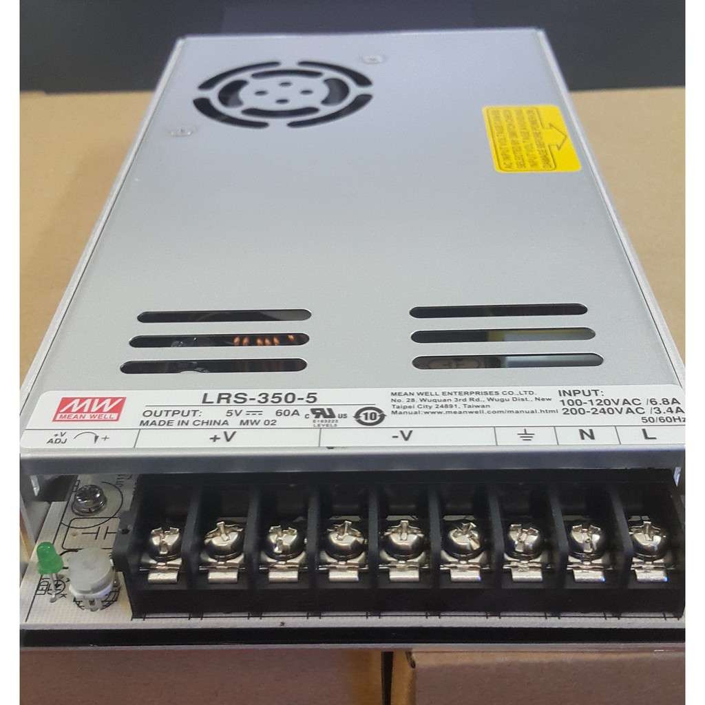 LRS-350-5 Nguồn một chiều Meanwell 350W-5VDC 1 lrs 350 5
