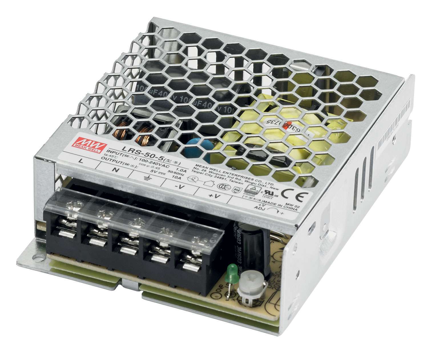 LRS-50-5 Nguồn một chiều Meanwell 50W-5VDC 1 lsr 50 5