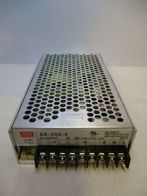 SE-200-5 Nguồn một chiều Meanwell 200W-5VDC 1 se 200 5