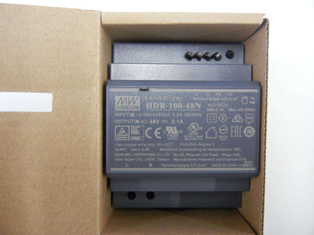 HDR-100-48N Nguồn cài ray Meanwell 100W-48VDC