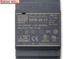 HDR-60-15 Nguồn cài ray Meanwell 60W-15VDC