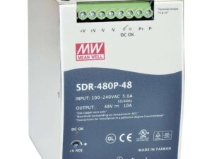 SDR-480P-48 Nguồn cài ray Meanwell 480W-48VDC