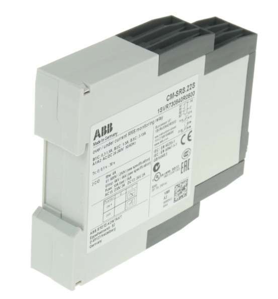 Rơ le giám sát dòng điện 1 pha AC/DC ABB CM-SRS.2 1SVR730841R0500 2 1SVR730840R0500 02