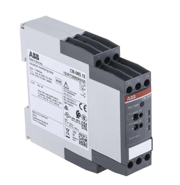 Rơ le giám sát điện trở cách điện nối đất IT CM-IWS 1SVR730660R0100 1 cw iws 01