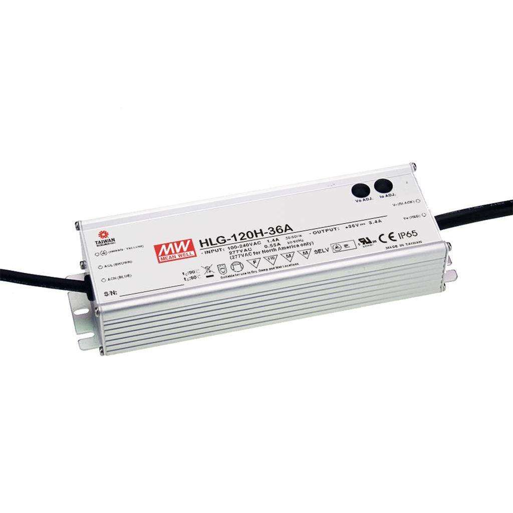 Nguồn LED Driver Meanwell HLG-120H-12 1 hlg 120h 12 1