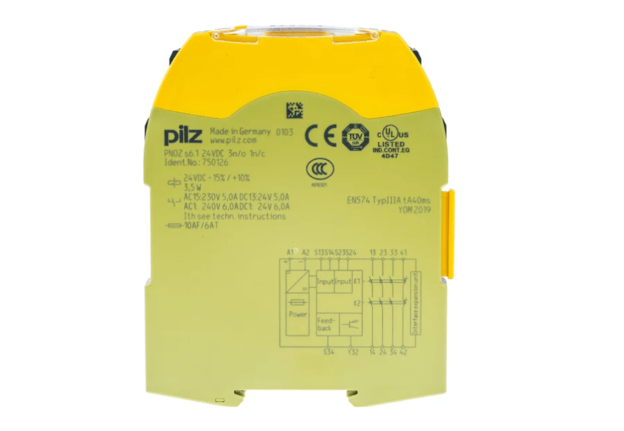 Rơ le an toàn Pilz PNOZ s6.1 24VDC 3 n/o 1 n/c (750126) 1 750126