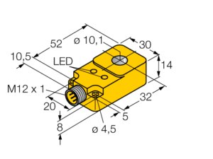 Cảm biến từ tiệm cận Turck BI10R-Q14-AN6X2-H1141
