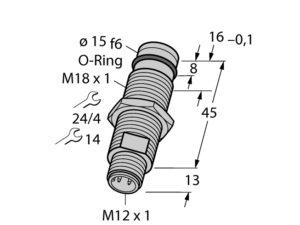 Cảm biến từ tiệm cận Turck  BID2-G180-AP6-H1141/S212
