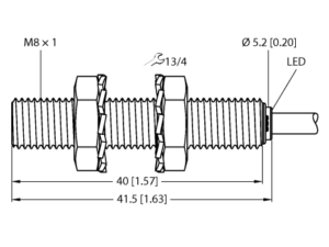 Cảm biến từ tiệm cận Turck Bi2-EG08-AP6X