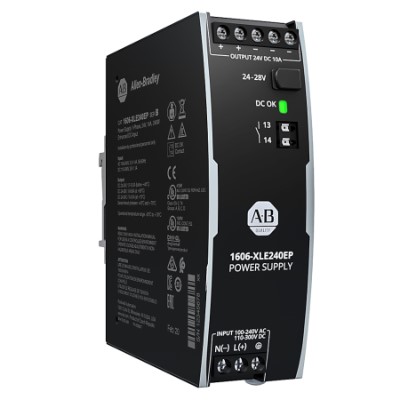 1606-XLE240EP: Nguồn điện thiết yếu có chức năng hiệu chỉnh hệ số công suất, 24-28V DC, 240 W, Điện áp đầu vào 120/240V AC 1 1606 XLE240EP