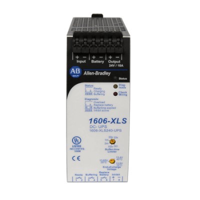 1606-XLS480-UPS: Bộ nguồn hiệu suất cao có UPS, 22,5-30V DC, 480W, Điện áp đầu vào 22,5-30V DC 1 1606 XLS480 UPS